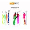 Funny Cat Toy Set Interactive Cat Teasing Stick Feather Replacement Head Adjustable Three Section Fishing Rod  Pet Supplies