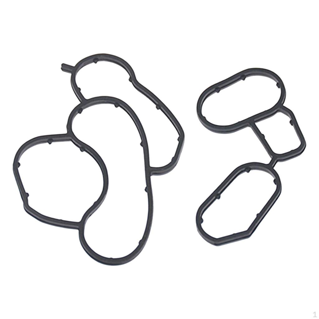 2 Pieces Auto Engine Filter Housing Seal Gasket, 11427508971 Replacement for E46 E81 E82 E85 E87 E88