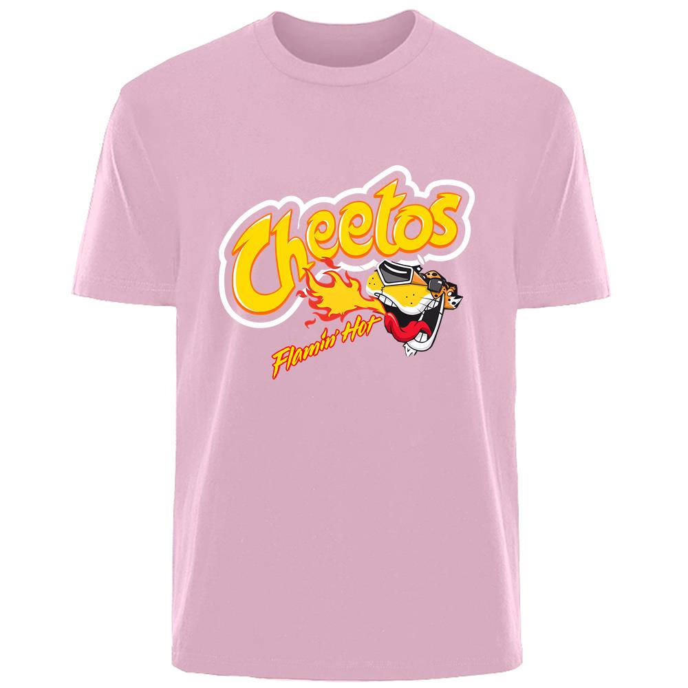 Fun Personality Cheetos Printed Summer Men 100 Cotton Comfortable Breathable Fashion Casual Tshirt Men Outdoor Street Wear