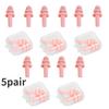 10Pairs Silicone Earplugs Noise Reduction Comfort Earplugs Soft Waterproof Swimming Waterproof Insulation Cancelling For Sleep