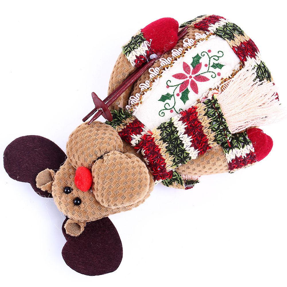 Santa Claus Cute Reindeer Snowman Ornaments Christmas Decoration For Kids Gift