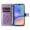 For Samsung Galaxy A05s 4G Wallet Case Floral Butterfly Imprinted Leather Phone Cover Stand