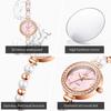 100% Original OLEVS Quartz Watch for Women 5640 Elegant Luxury Diamond Bezel Pearl Bracelet Wristwatch Waterproof Ladies Watches