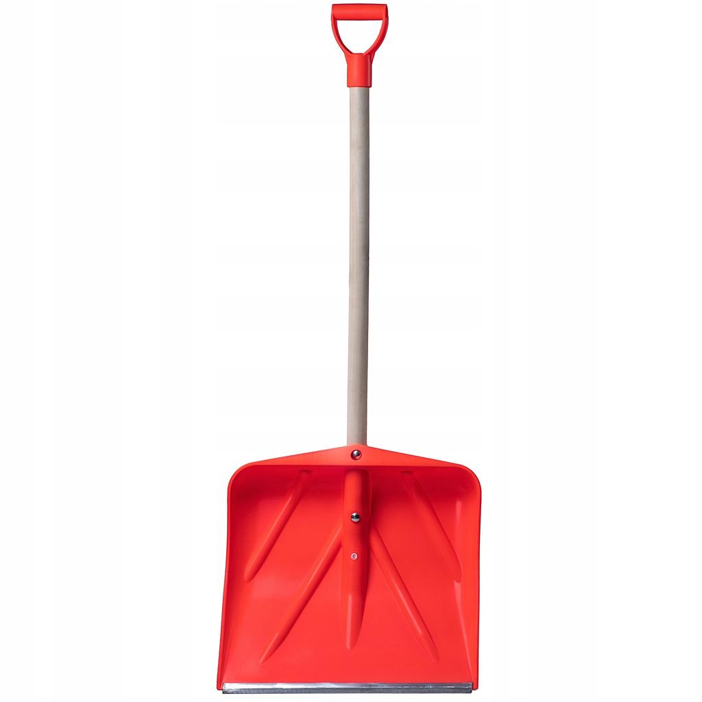 KADAX Łopata Do Śniegu Duża szufla Solidna Drewniany Trzon Łopaty 130cm