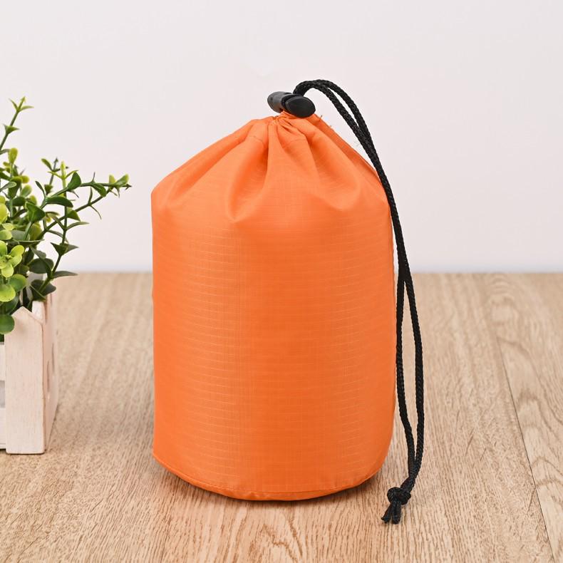 Down Jacket Sunscreen Clothing Storage Bag - Nylon Polyester Plaid, Portable Drawstring, Oxford Cloth