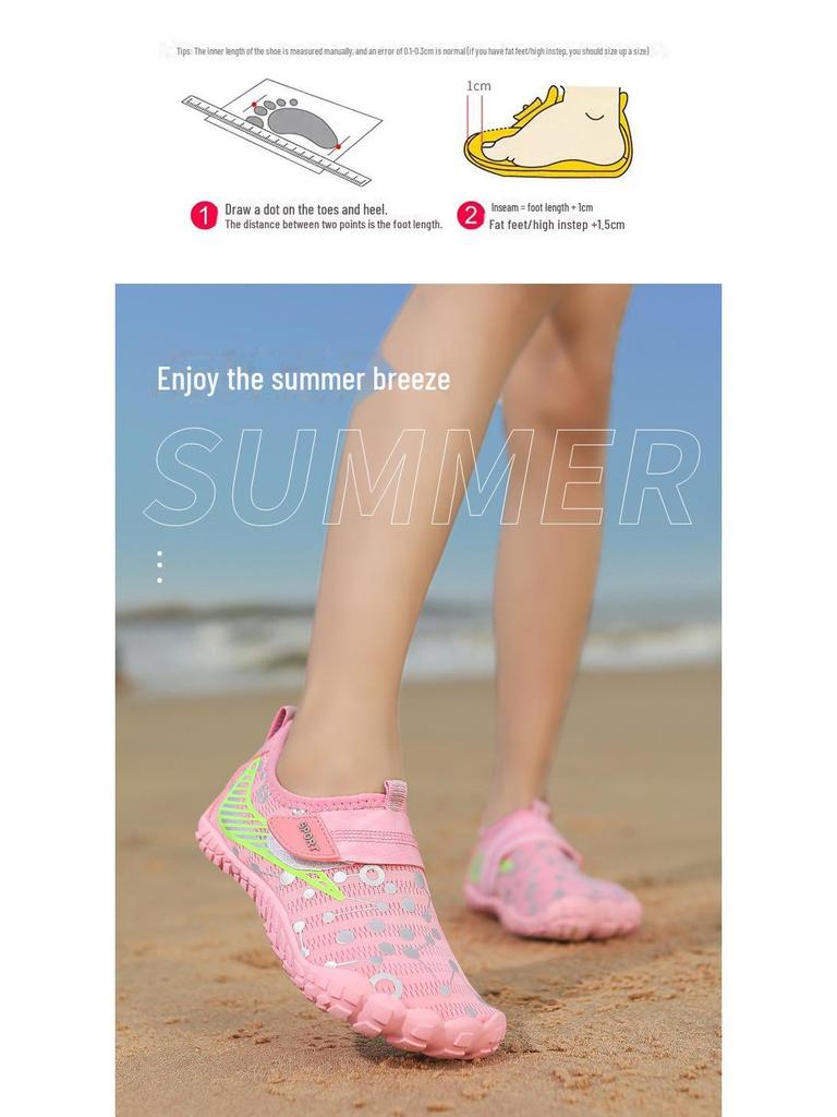 Unisex Anti-Slip Beach and Water Shoes for Swimming, Snorkeling, and River Tracing