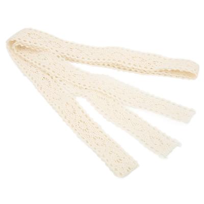 Lace Hand Made Cotton Thread Home Fabric Sewing DIY Material Beige Retro Lace Gift Wrapping Lace