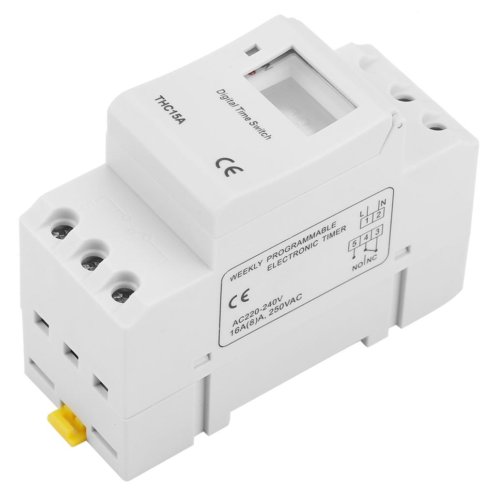 Programmable Timer  , THC15A Timer   220-240VAC 16A DIN Rail Digital Programmable Timer  , Wall  es
