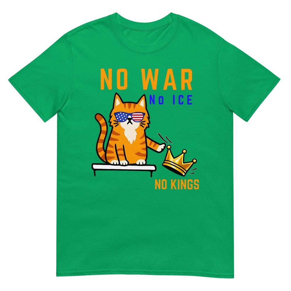 No Kings No Ice No Wars Cat Quote Tshirt