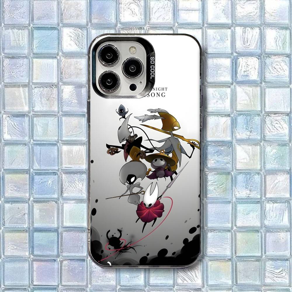 H-Hollow Knight Silksong  Phone Case For iPhone 16,15,14,13,12,11,8,7,Pro,Max,Plus,Mini,XS,SE Shockproof Matte Cover