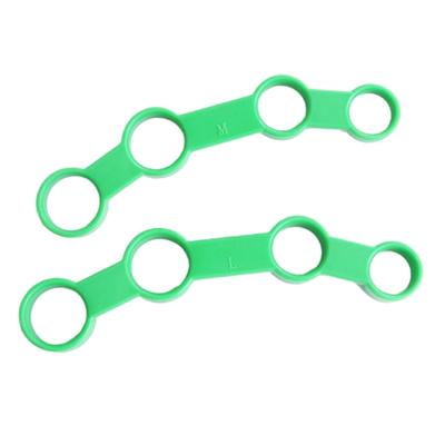 Finger-Spannungsgriff Krafttrainer Tragbar Finger-Spreiz-Training Handgriffe Handfinger-Übungsgerät für Gitarre Bass Klavier