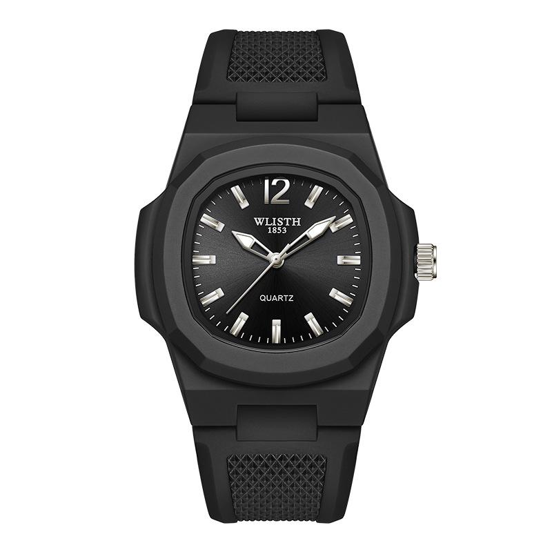 Top Brand New Fashion Square Men's Watch Outdoor Sports Student Watch Waterproof Trendy Men's Quartz Watch