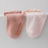 5Pairs Non-slip Kids Tube Sock Lace Toddle Walking Socks Sweet Baby Ruffle Socks  First Walkers
