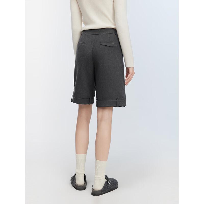 ELLE Women's High-Waisted Casual Shorts