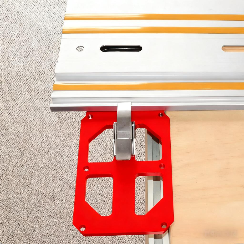 Electric Circular Saw Track Right Angle Positioning Plate, Quick Setup Precision Cutting Right Angle Rail for Woodwoking Project