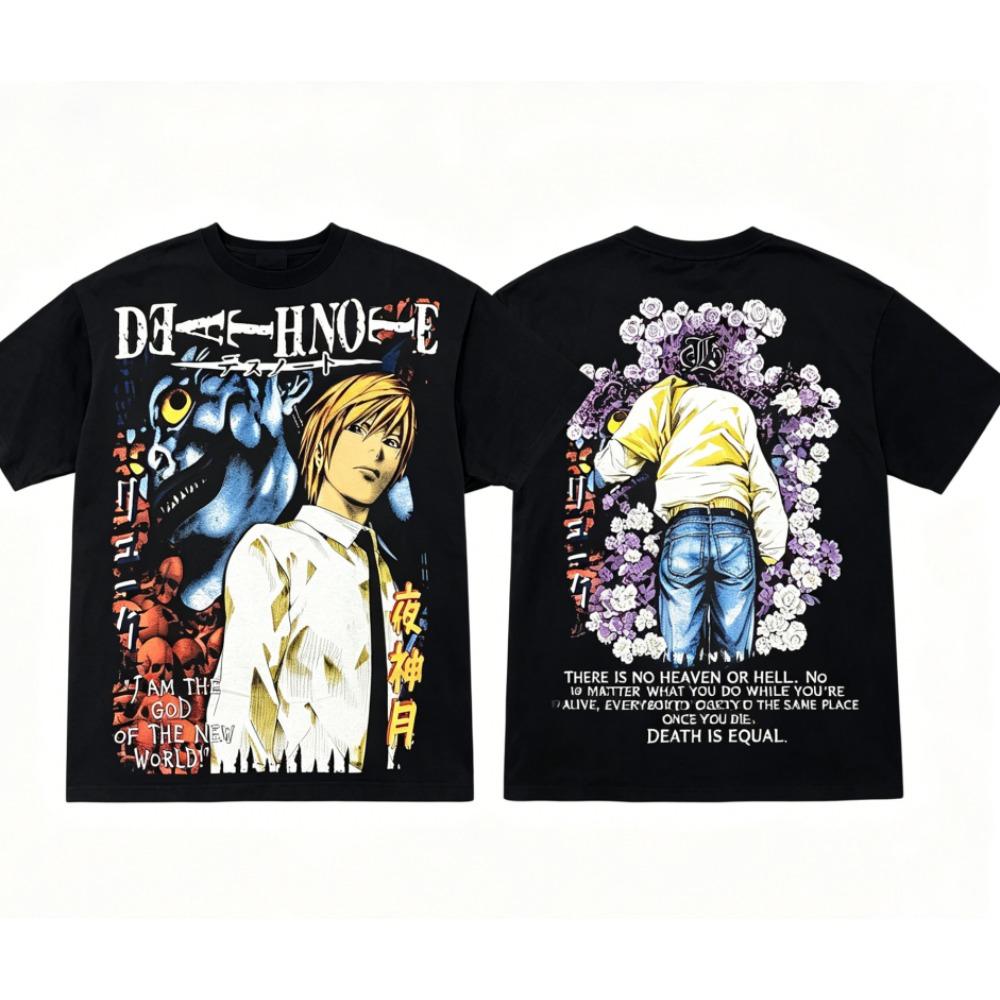 Death Note Anime Lover T shirt Year round clothing personality Clothes Plus Size Unisex New Model Couples high quality soft