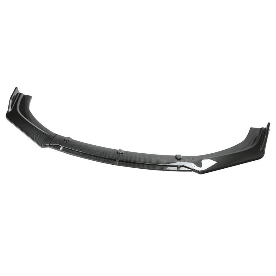 Front Lip Body Kit - Glossy Carbon Fiber Universal (1 Set)