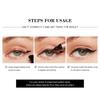 O.TWO.O Eyeliner Stamp Kit Eyeliner Pencil Waterproof Long-lasting Resistant Black Liquid Eyeliner Stamp for Eyes Makeup