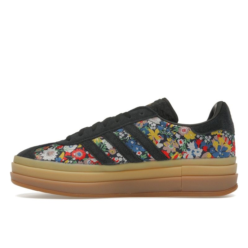 Liberty London x adidas Gazelle Bold Broderie Florală Adidași Femei Negru Negru-Core Culoare-Furnizor JI2572