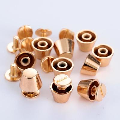 10set/bag 10/12mm Punk Metal Nail Clothes/Bag/Shoes Leather Craft Bucket Dome Solid Nail Bolt Strap Rivets Round Head Screws