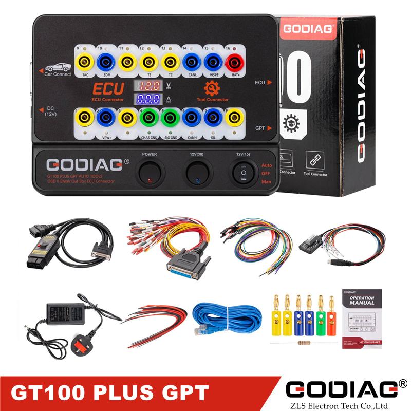 GODIAG GT100+ GT100 Pro ECU Connector OBDII Break Out Box for BMW FEM/BDC CAS4/CAS4+ Test Platform for VVDI2/IM608/K518ISE