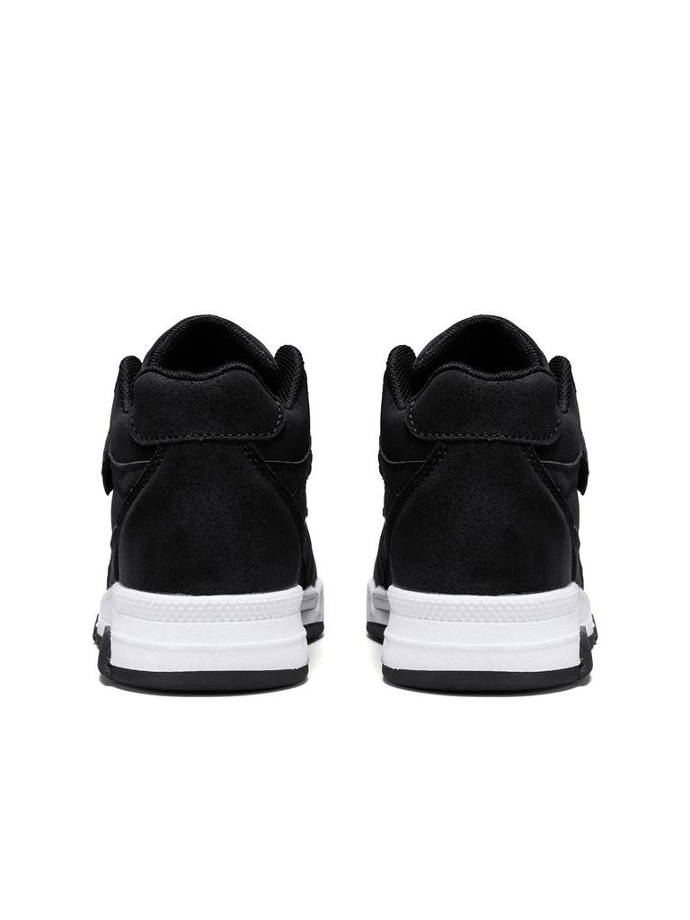 Kids' Wheat High-top Velcro Skate Shoes - Casual, Thick-soled Style for Boys