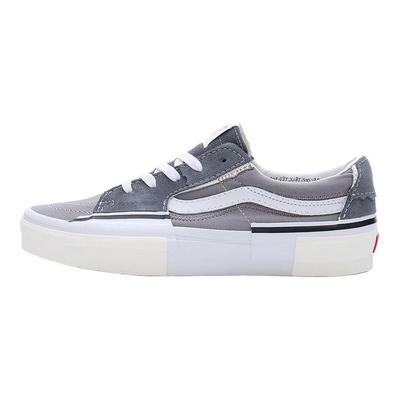 Sk8 Reconstruct Scarpe da Skate Basse Sneakers Unisex Grigio Bianco VN0009QSGRY