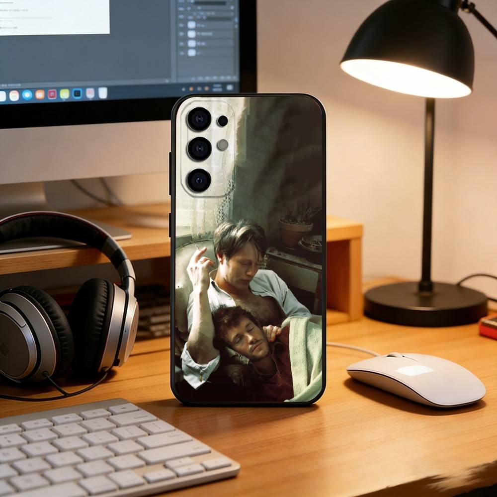 

Hannibal and Will Graham Phone Case For Samsung S25,S24,S21,S22,S23,S30,Ultra,S20,Plus,Fe,Soft Silicone Black Cover Samsung S26Plus