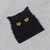 1Pcs Black Cat Embroidered Patches Applique Clothing Patch Decoration