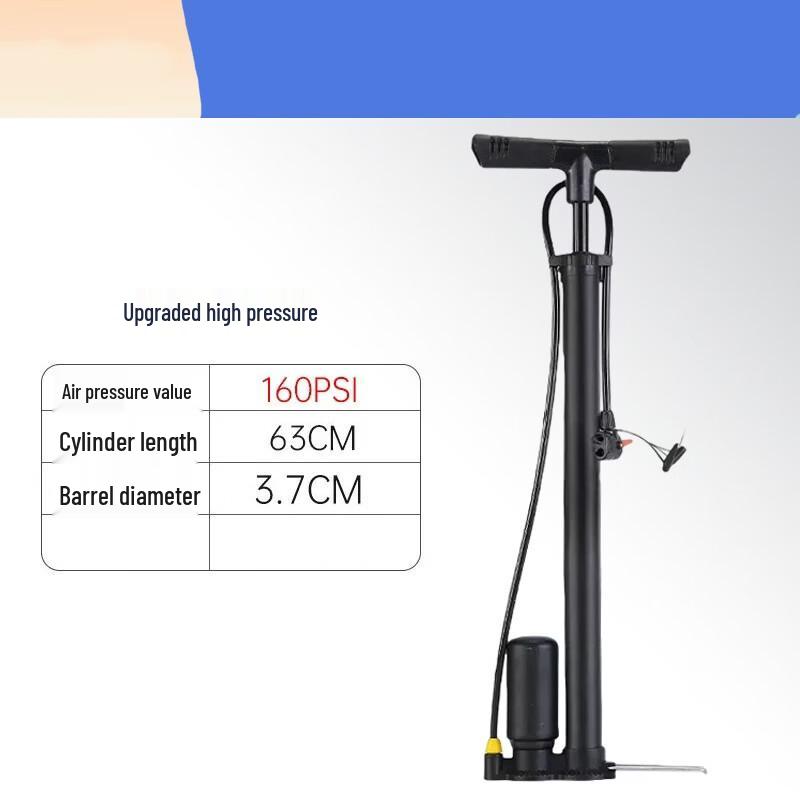 LISM High-Pressure Air Pump with Gauge
