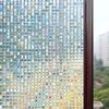 3D Mosaic Window Films  Film Static Decorative Film Non-Adhesive Heat Control Anti UV Sticker