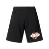 SS24 Logo Printed Elastic Waist Five-Point Sports Casual Shorts Men Shorts Black 3DUS04-PJURZ-1200
