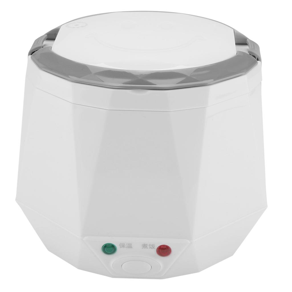 24V 140W 1.6 L Electric Portable Multifunctional Rice Cooker Food Steamer for Truck (White)