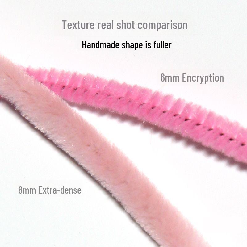 Farbenfroher handgefertigter Blumenstrauß aus 8 mm langen Twist-Sticks für Heimwerker-, Bastel- und Kindergartenaktivitäten