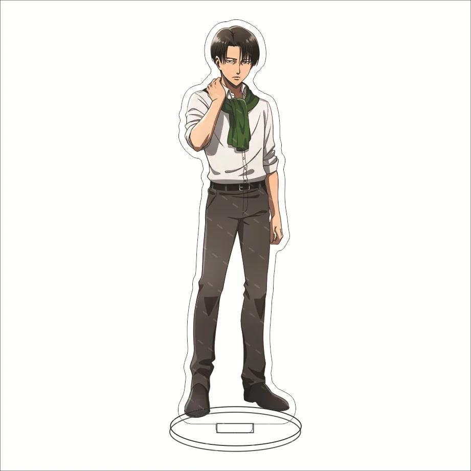 Anime Attack On Titan Acrylic Decorative Crafts Toy 15cm Mikasa ARMIN EREN Collectible Figures Desktop Home Decoration