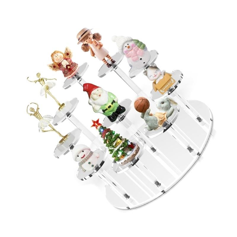 Acryl Multilayer Runde Kleine Schmuck Ringe Display-ständer Runde Kleine Schmuck Halterung Dessert Kuchen Display Dropshipping