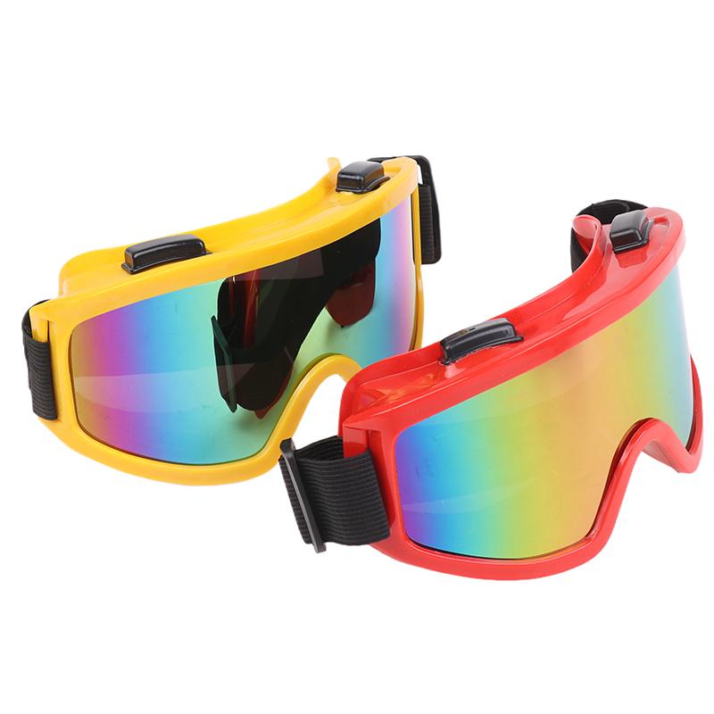 1 Piece Splashproof Dustproof Windproof Sandproof Anti-Fog Transparent Riding Skiing Sports Glasses Professional Goggles