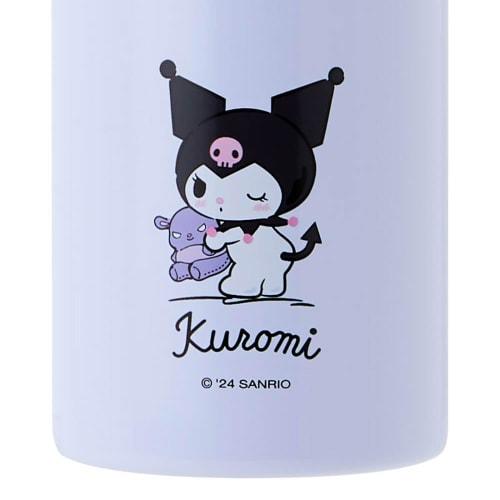 Sanrio One-Touch Stainless Steel Bottle, Kuromi, 370ml, 389366