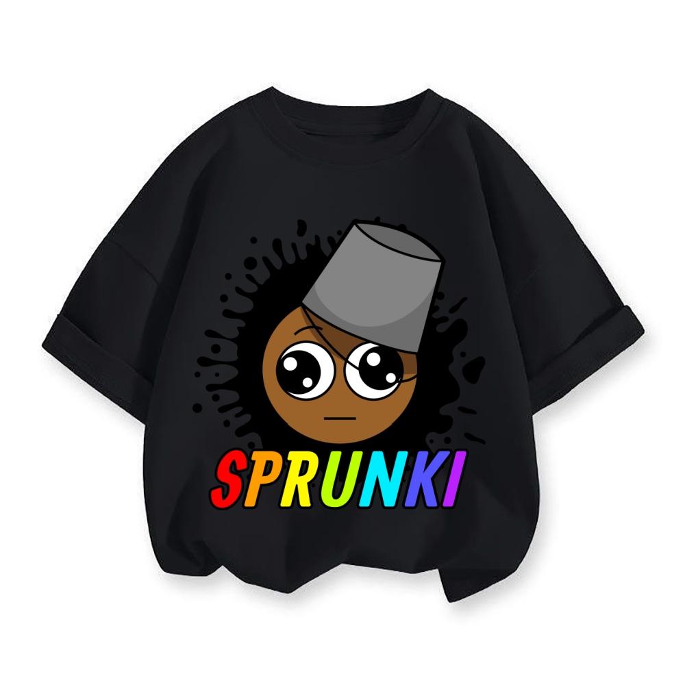 Children's T-shirt Cartoon Printed Summer Casual Short Sleeved Clothes