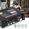 12V/ 220V Mini 2CH LCD Display HIFI Audio Stereo Power Amplifier BT FM Radio Portable Car Home 600W
