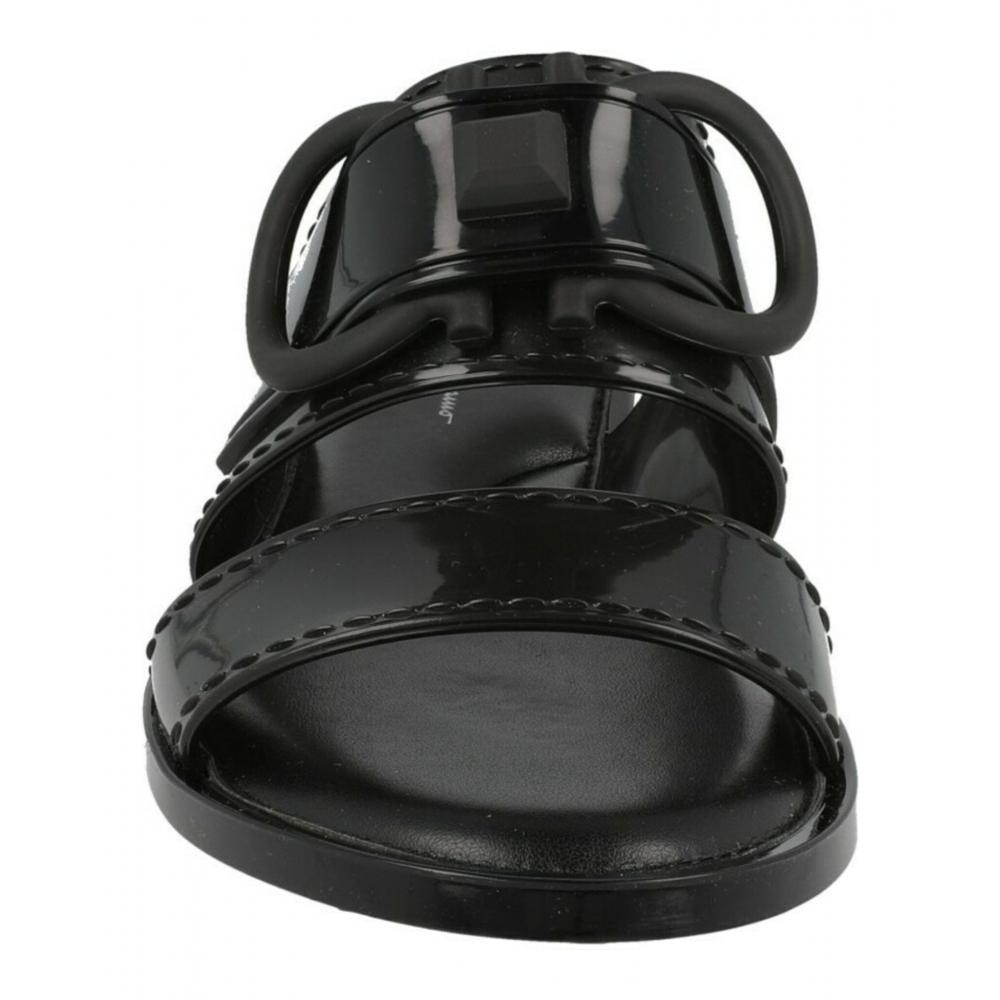 Salvatore Ferragamo Taryn Logo Slides Black