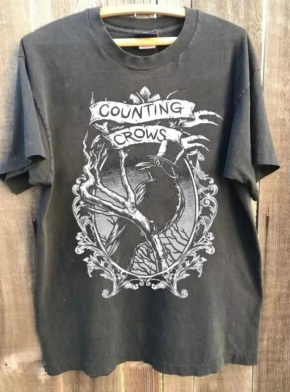 Retro Counting Crow Rock Band Men s and Women s Fashionable Summer Loose New T-shirt S