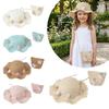 2 Stück/Set Sonnenhut Strohhut Strandtasche Set Breiter Rand Sonnenschutzhut Kinder Strandhüte Set Party