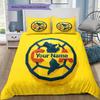 Club America Custom Name Pattern Bedding Quilt Set Quilt Cover Pillowcase Home Birthday Gift(1 * duvet cover + 2 * pillowcase, without core)