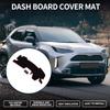 TUCKBOLD Dashboard Mat for Toyota Yaris Cross MXPB1 Center Console Dashboard Black and with 1 Sticker Set (2020-2024), Cover, Red,