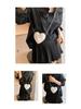 2024 Summer Mini Korean Style Lock Handbag & Heart Coin Purse - Trendy Women's Shoulder Crossbody Bag