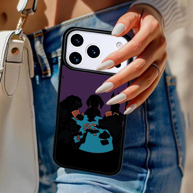 Dogs Playing Poker Phone Case For iPhone 17 Air 14 15 13 12 Max Cover For Apple 14 15 16 16e 11 Pro Max Plus