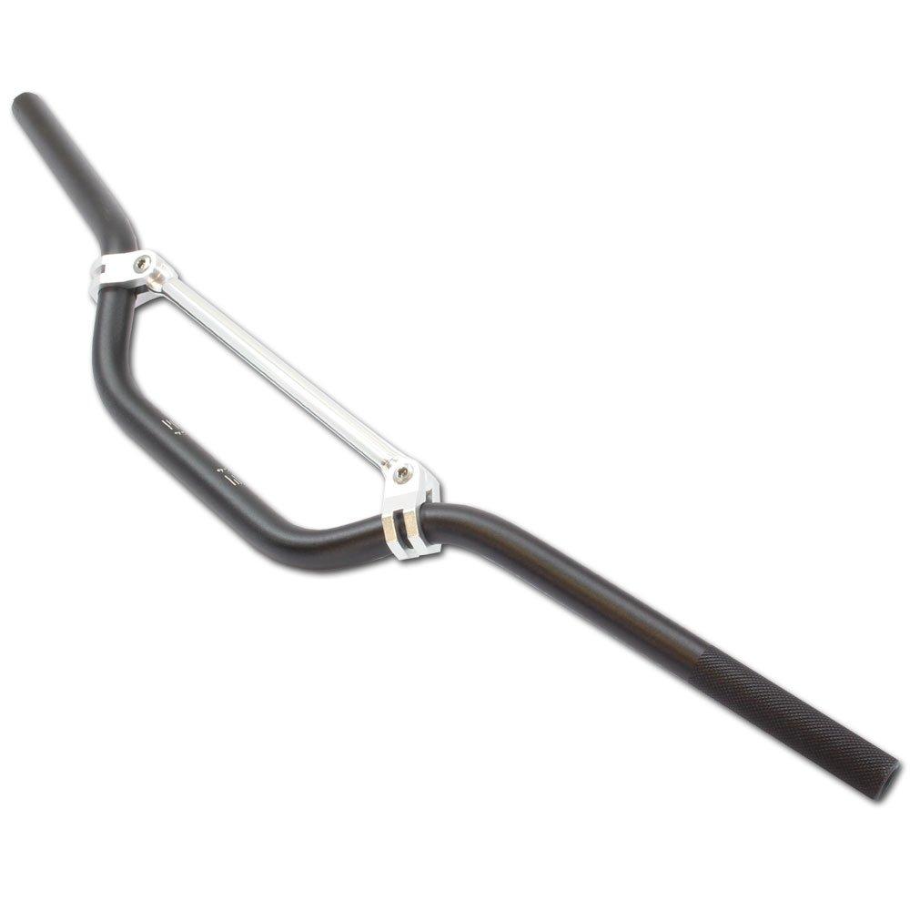 Rise Corporation Lenker mit Lenkererhöhung Schwarz Offroad-Lenker, 22,2 mm Typ, Strebe, Typ, Aluminium, (T05Z9990079BK)