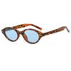Retro Small Oval Sunglasses Women Brand Design Rivet Leopard Tortoise Shell Sun Glasses Outdoor Shades Female UV Oculos De Sol