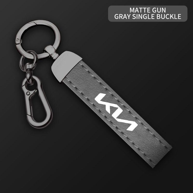 Car Keychain Solid Color Key Strap Key Holder Keyrings For KIA KN K3 K5 Sportage Rio Sorento Picanto Ceed RIO 2 3 4 Accessories rtge90